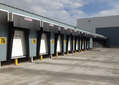 Bespoke loading bays from  Stertil Dock Products support  DHL operations at Manchester Airport